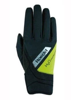 Roeckl Waregem Gloves - Black/Yellow