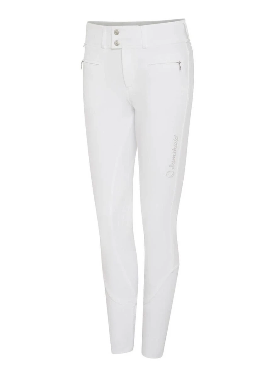 Samshield Clara Full Grip Breeches - White Tone