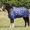 Saxon 600D Pony Standard Neck Medium - Blue Unicorn Print