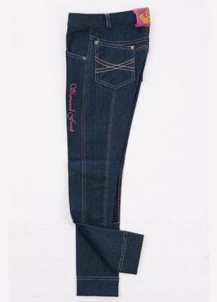 Sherwood Girls Hatton Jodhpurs - Dark Denim - Image 2