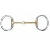 Shires Brass Alloy Jointed Eggbutt Bit