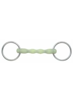 Shires Equikind Ripple Loose Ring Bit - Pale Green