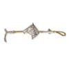 Shires Plated Stock Pin - Horse Head