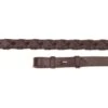 Shires Lace Leather Reins - Havana