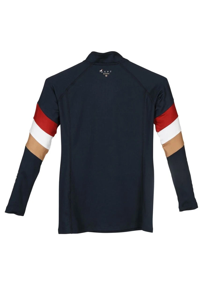 Shires Aubrion Young Rider Team Winter Baselayer - Navy - Image 2