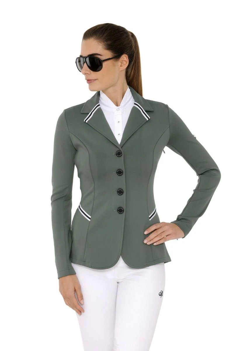 Spooks Womens Stripe Show Jacket - Grey