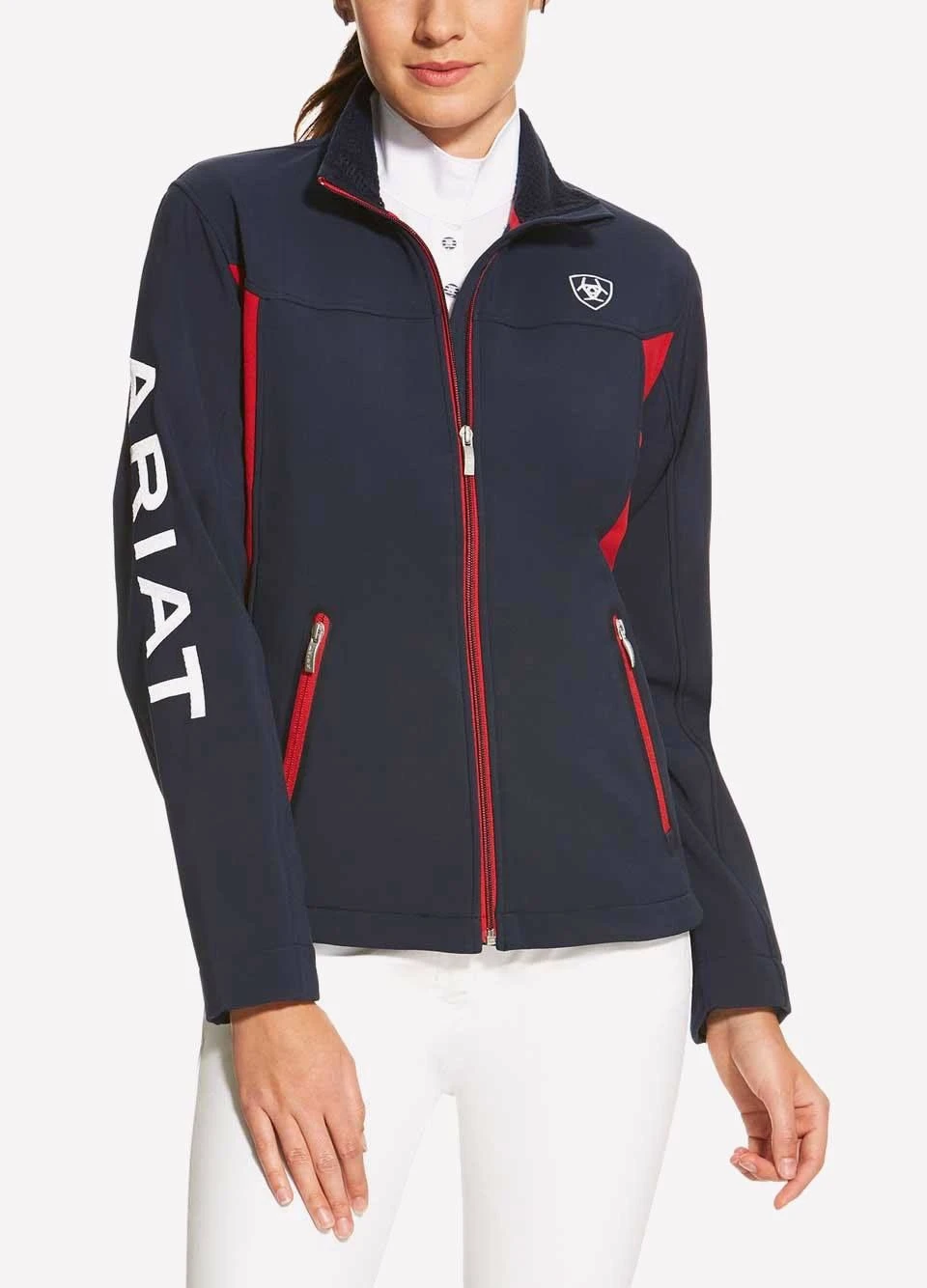 Ariat Womens Team Softshell Jacket - Navy