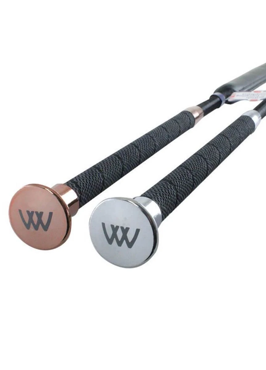 Woof Wear Pro Showjumping Bat - Black/Rose - Image 2