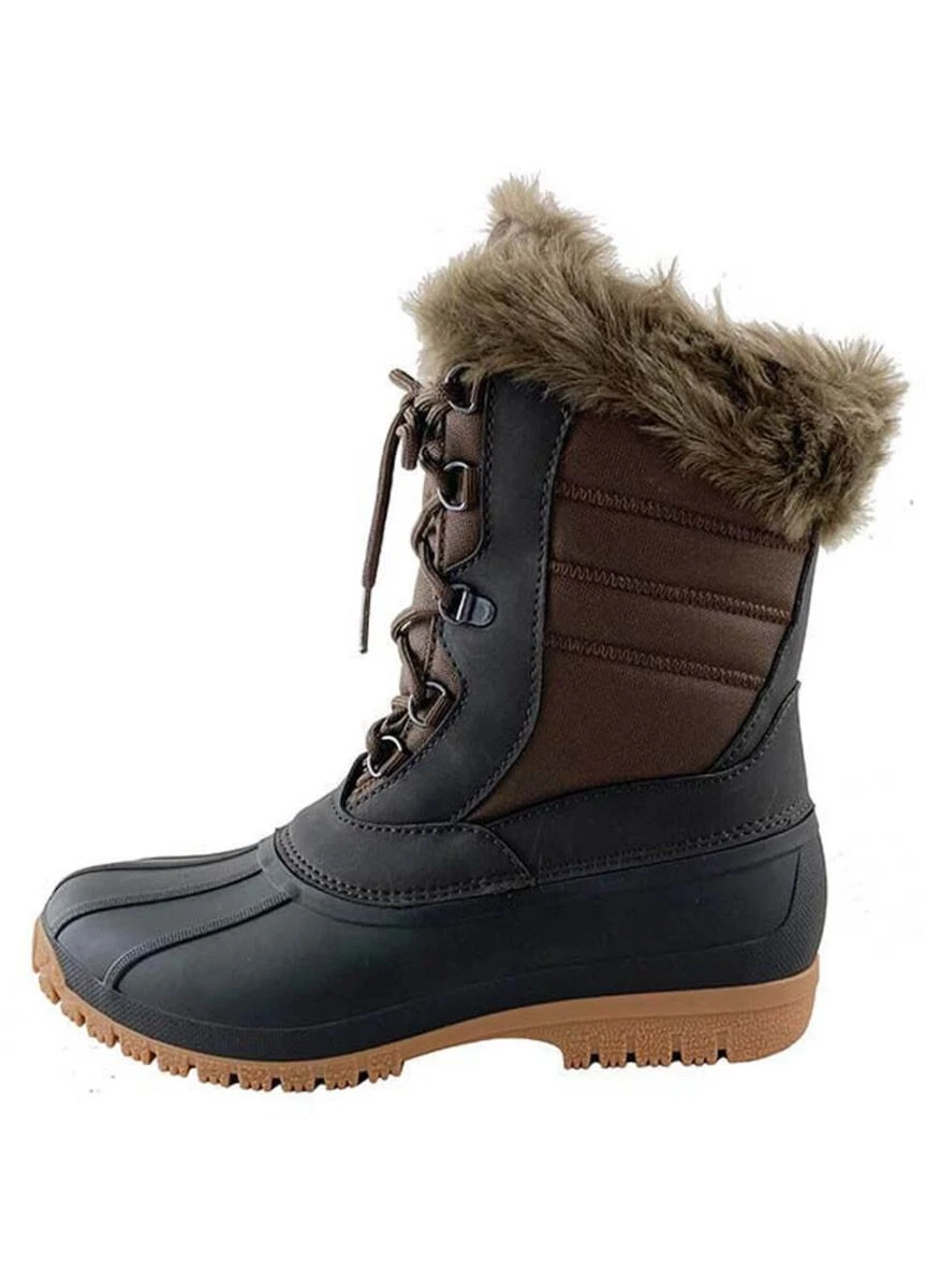 Woof Wear Mid Winter Boot - Black/Chocolate - Image 2