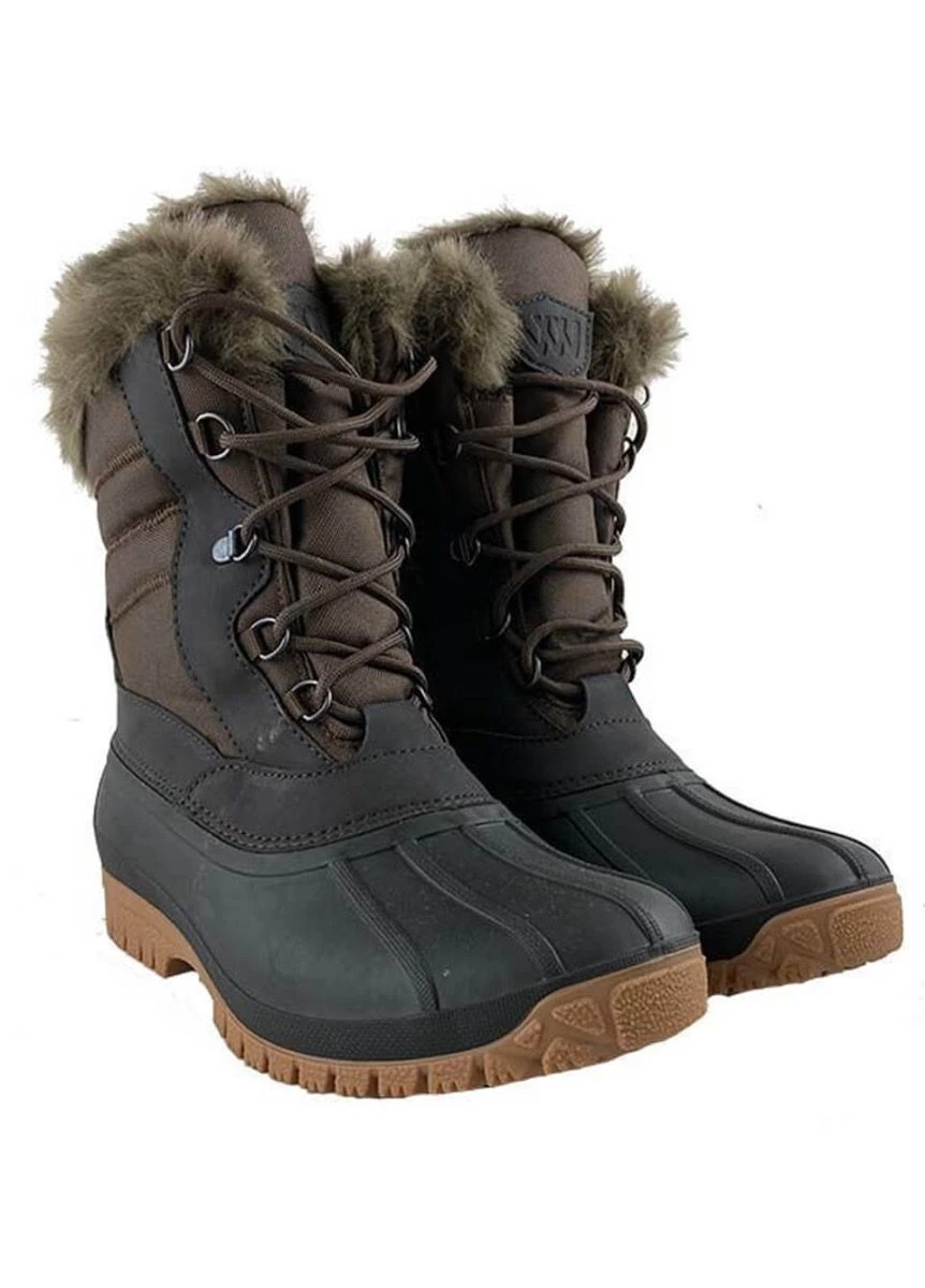 Woof Wear Mid Winter Boot - Black/Chocolate - Image 3